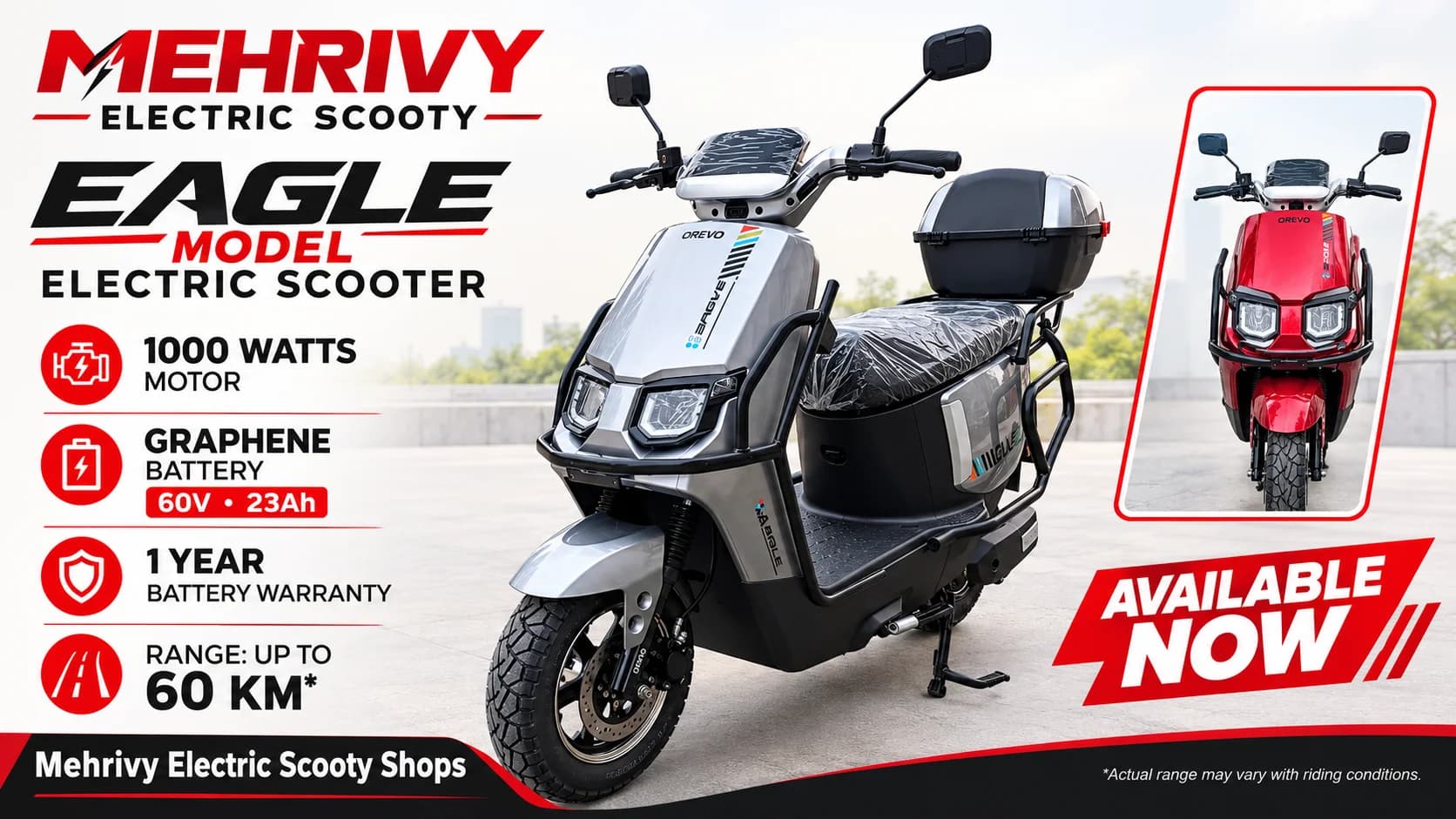 Orevo Eagle — new electric bike at Mehrivy Traders, Bahawalpur